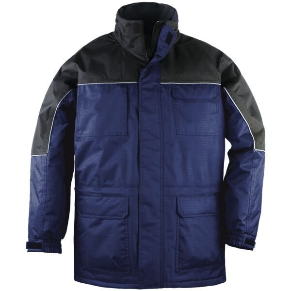 RIPSTOP PARKA NOIRE, POLYESTER RIPSTOP + POLAIRE 280G/M_, L PARKA