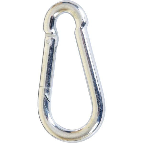 MOUSQUETON ALPIN ACIER ZINGUÉ - 10 MM