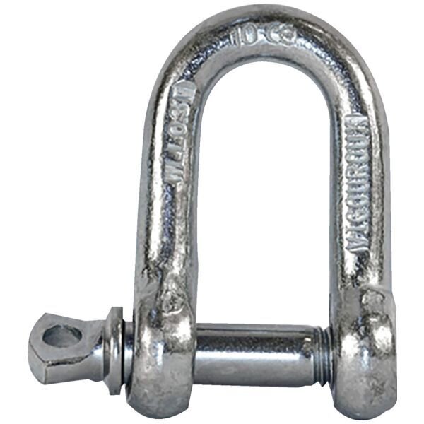 MANILLE DROITE ACIER INOX - 8 MM