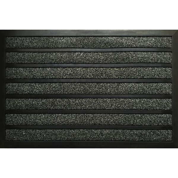 TAPIS COMBINÉ GRIS - 120X80CM