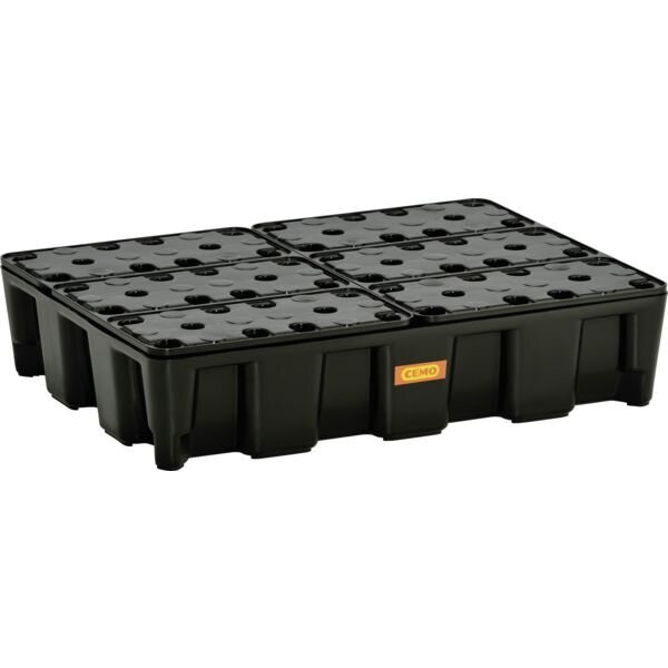 BAC ET PLATEFORME DE RÉTENTION MODULABLE - AVEC CAILLEBOTIS PE - 60 L