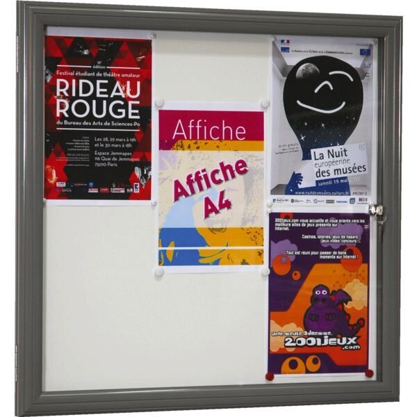 VITRINE REVERSO SECURIT BATTANTE 6 FEUILLES