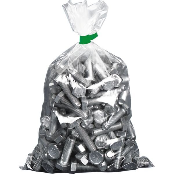1000 SACS PLASTIQUES HAUTE RÉSISTANCE - 100 X 150 MM