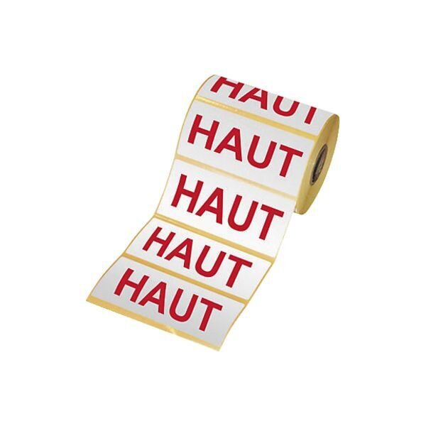 16 ROULEAUX D&#39;ÉTIQUETTES DE SIGNALISATION - HAUT