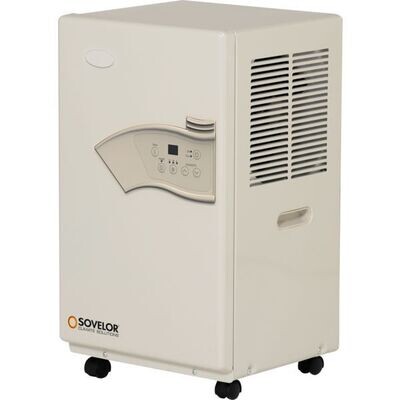 DESHUMIDIFICATEUR PROFESSIONNEL MOBILE SUR ROUES - CAPACITE 20 L/JOUR