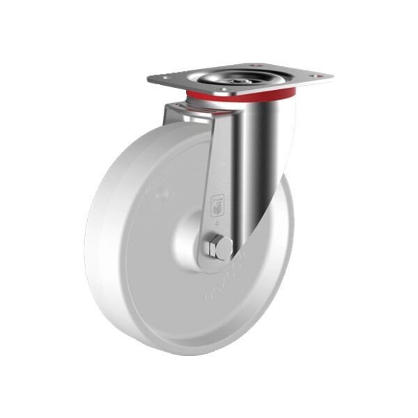 ROULETTE POLYPROPYLÈNE À PLATINE PIVOTANTE