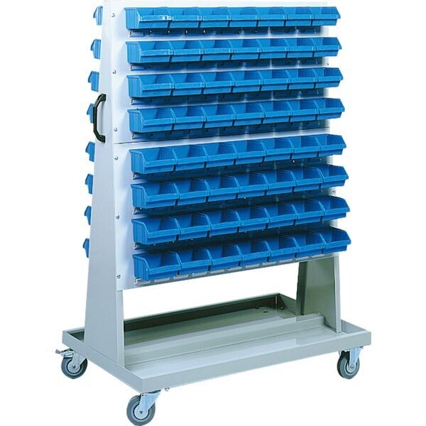 CHARIOT DE 72 BACS À BEC DE 3L