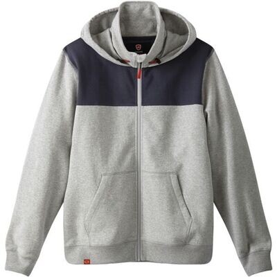 17OCAMPO14 13 PTS SWEAT OUVRANT COULEUR HEATHER GREY