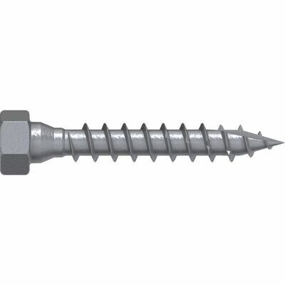BOÎTE DE 50 VIS SSH CONNECTEUR ACIER SUR BOIS - 10X80MM