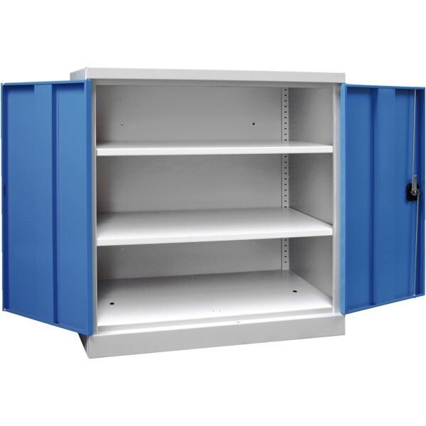ARMOIRE BASSE D&#39;ATELIER - 2 PORTES