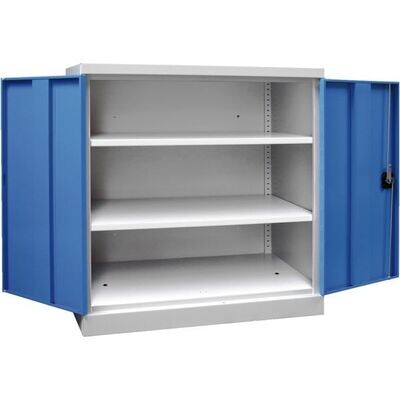 ARMOIRE BASSE D&#39;ATELIER - 2 PORTES