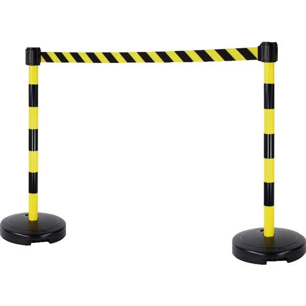 KIT POTEAUX PVC À SANGLE ÉTIRABLE
