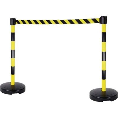 KIT POTEAUX PVC À SANGLE ÉTIRABLE