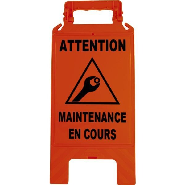 CHEVALET DE SIGNALISATION - MAINTENANCE EN COURS