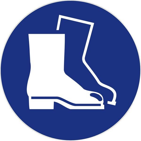 DISQUE 300MM - PORT OBLIGATOIRE DE CHAUSSURES DE SÉCURITÉ