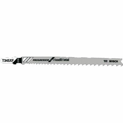 CARTE DE 5 LAMES DE SCIE SAUTEUSE T345XF