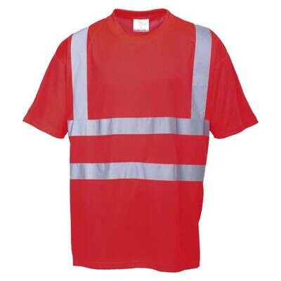 T-SHIRT HIVI - ROUGE FLUO