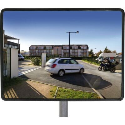 MIROIR RECTANGULAIRE - PLEXIGLAS - 60X80MM