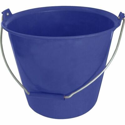 SEAU PLASTIQUE DE COULEUR - 13L