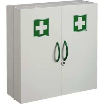ARMOIRE A PHARMACIE CLINIX-1 PORTE-BLANC SIGNALISATION 9016