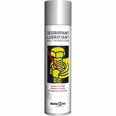 DÉGRIPPANT LUBRIFIANT MASTER PRO - 12 AÉROSOLS DE 500ML