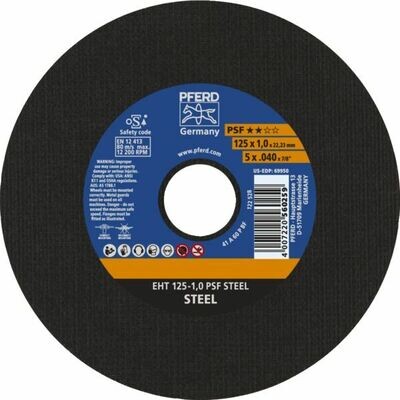 25 DISQUES À TRONÇONNER ACIER PSF 230X3MM