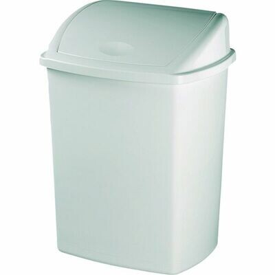 POUBELLE À COUVERCLE BASCULANT - 10L