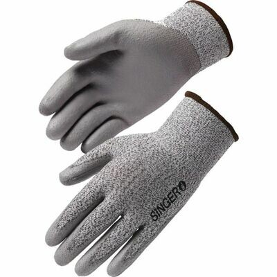 10 PAIRES DE GANTS PAUME ENDUITE PU NIVEAU B