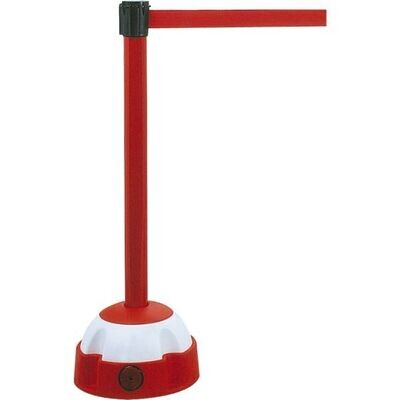 POTEAU À SANGLE SUR SOCLE BALISE