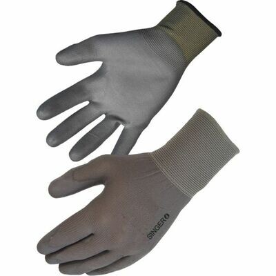 SACHET DE 10 PAIRES DE GANTS PAUME ENDUITE PU