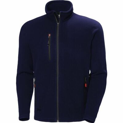 VESTE POLAIRE OXFORD - BLEU MARINE
