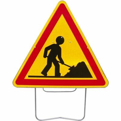 PANNEAU DE SIGNALISATION AK 100MM - CHANTIER MOBILE