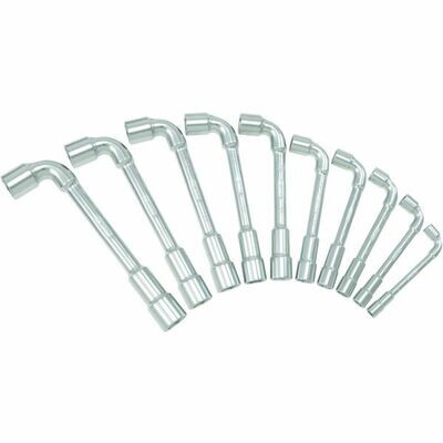 JEU DE 10 CLÉS À PIPE DÉBOUCHÉES