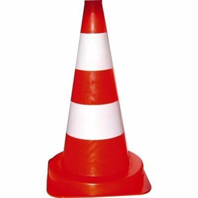 CÔNE DE SIGNALISATION - 50CM