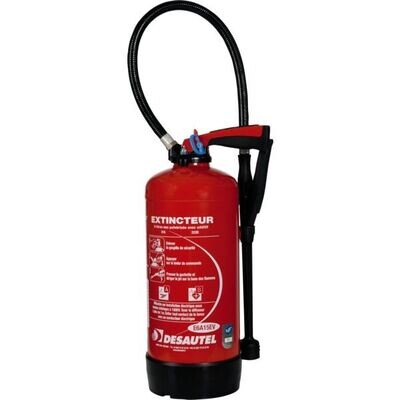 EXTINCTEUR EAU PULVÉRISÉE AVEC ADDITIF - 9L