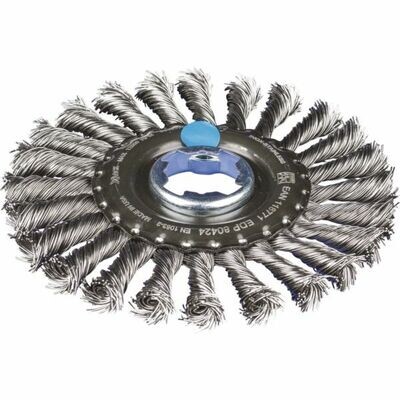 BROSSE PLATE TORSADÉE X-LOCK - ACIER