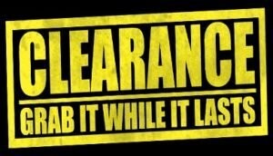 CLEARANCE BARGAINS