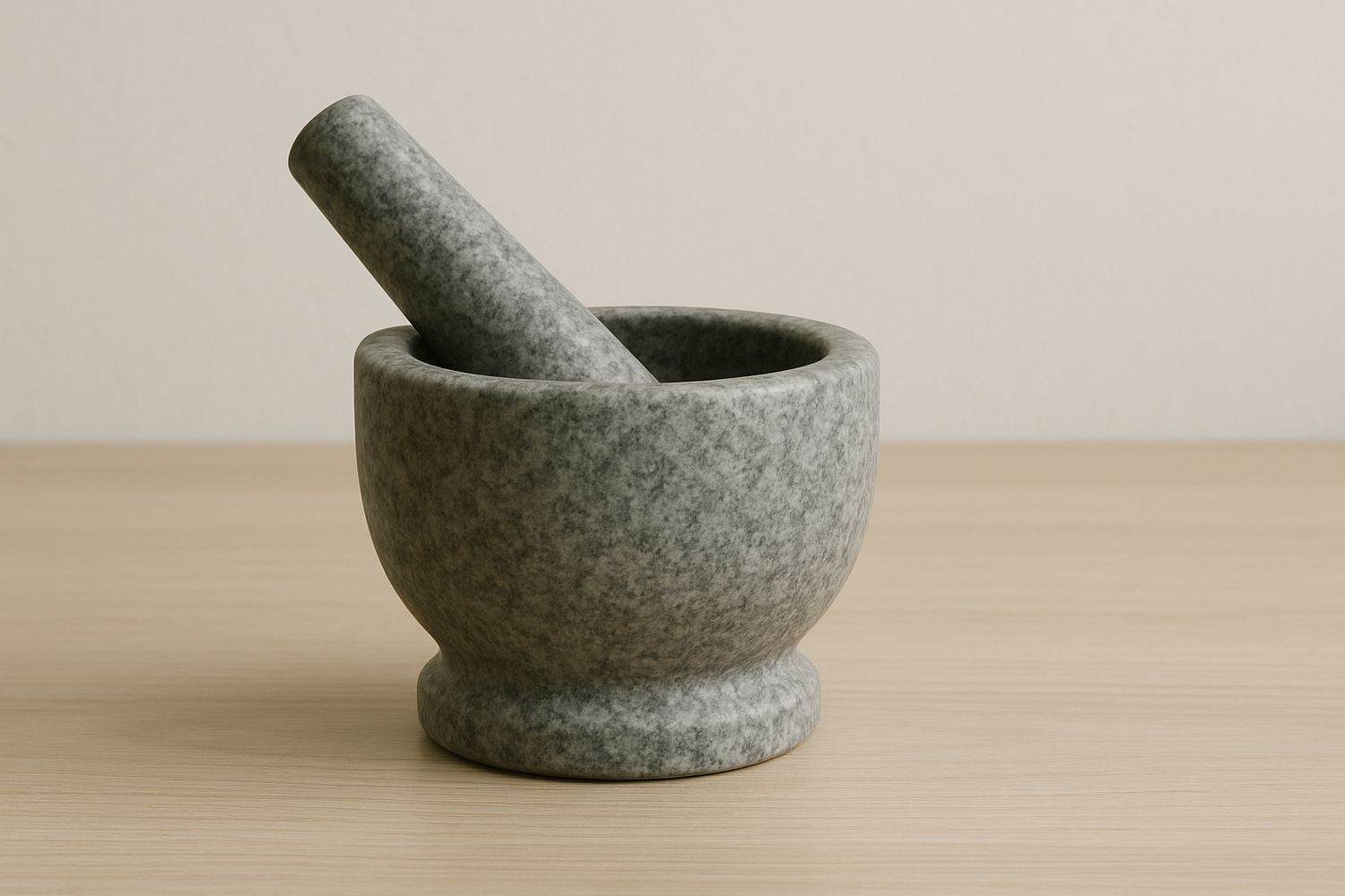 Natural Stone Mortar and Pestle — Premium Grinding Set