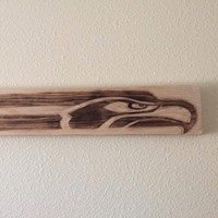 Seahawks Wall hang Burned