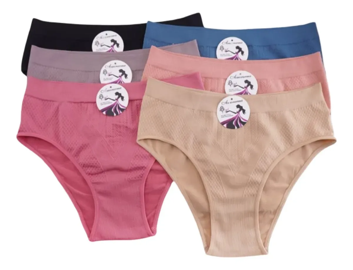 Pack X3 Bombachas Culotte Cómoda Ideal Para La Menstruación