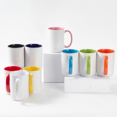 Taza De Colores Para Sublimar Con Caja Individual 11oz