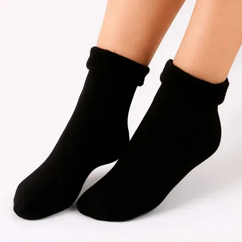 Medias Térmicas Cortas X12 Afelpado Térmico Unisex Frio