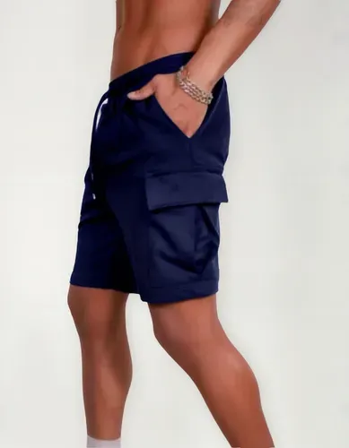 Short Bermuda Deportiva Tipo Cargo De Hombre