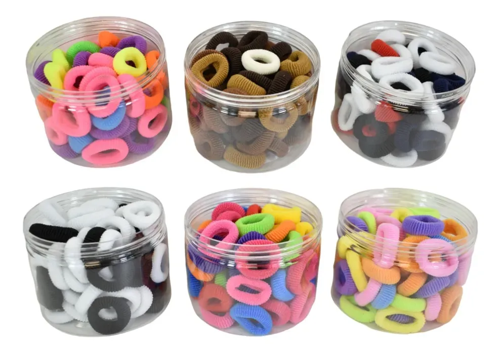 Colitas Elásticas Para Pelo Mujer 40 Unidades Variadas