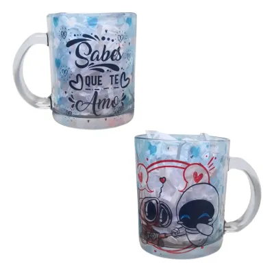 Taza Transparente Personalizada