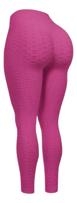 Calza Leggins Deportivo Texturizada Anticelulítica C/frunce