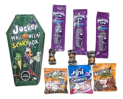 Ataud Halloween Scary Box Fini 99 Gr Golosinas Gomitas