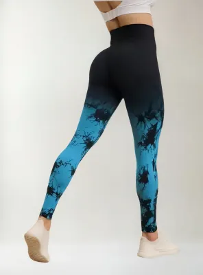 Calza Deportiva Marmolada Degradado Push Up Premium