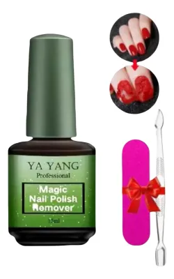 Kit Removedor De Esmalte Semi Permanente + Lima+ Empujador