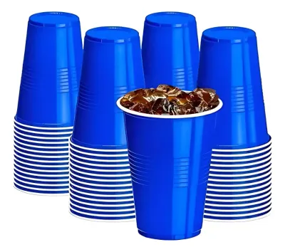 Vasos Americanos X50 Descartables Fiesta Cumpleaños 470 ML